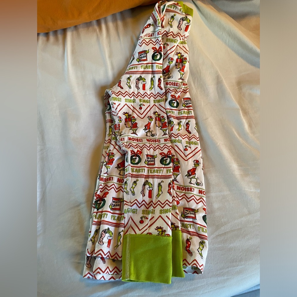 Hanna Andersson Grinch Christmas Pajama Top,  XL